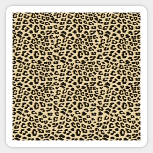 Leopard Animal Print Brown Sticker